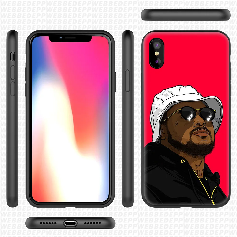 Мягкий силиконовый чехол WEBBEDEPP ScHoolboy Q для iPhone 11 Pro Xr Xs Max X или 10 8 7 6 6S Plus 5 |
