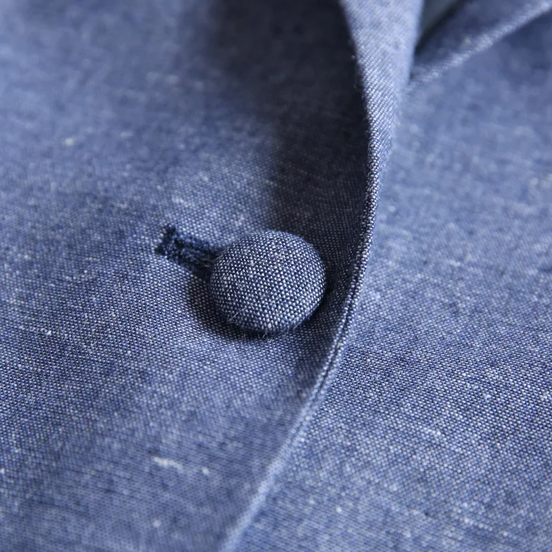 YAUAMDB женские блейзеры 2018 Весна linen Лен женский костюм куртки одежда Одноцветный