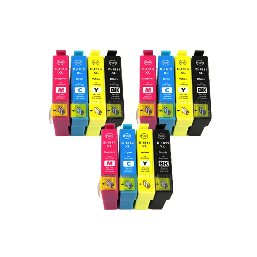 Картриджи для принтеров EPSON совместимые с чернилами совместимыми T1811 T1814 полным