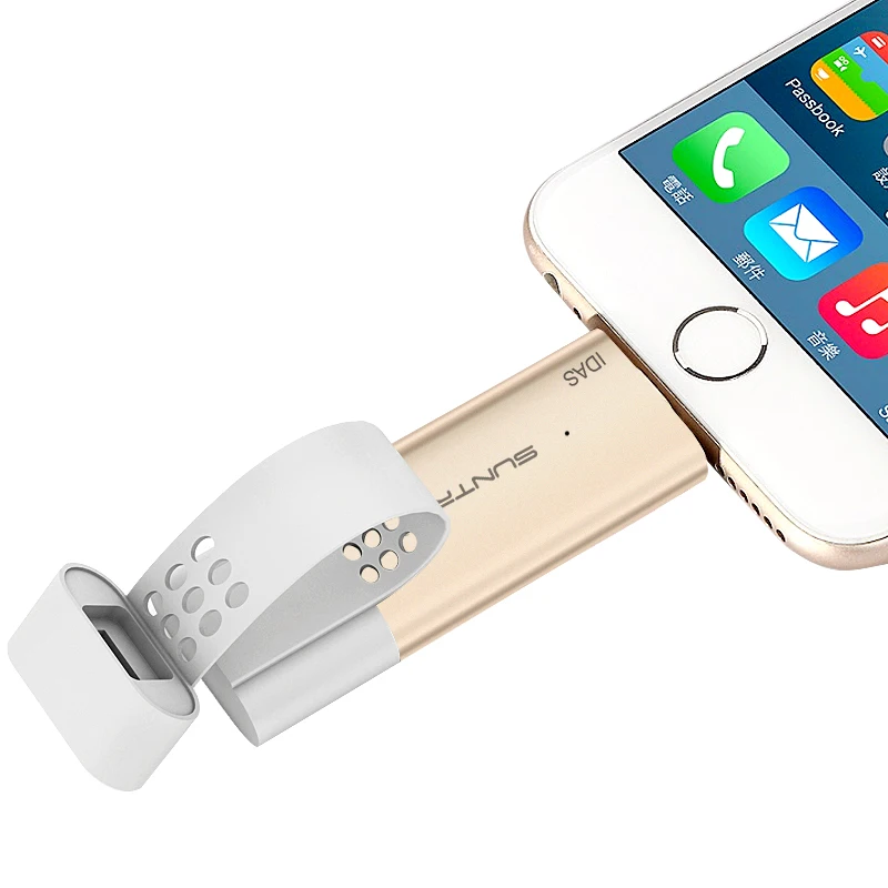 Suntrsi USB3.0 lightning pendrive 32 Гб 64 128 ГБ для iPhone 6/6 s/7/8/8 plus высокоскоростной MFI USB флеш