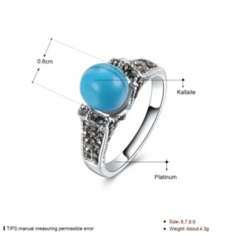 Кольца белого и золотого цвета Greenstone 2017 Новинка в июне модные кольца элегантные
