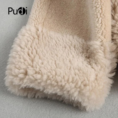 PUDI A18154, Женское зимнее пальто из натуральной шерсти, теплая куртка с натуральным лисьим мехом, пальто для девочек, Женская длинная куртка, пальто
