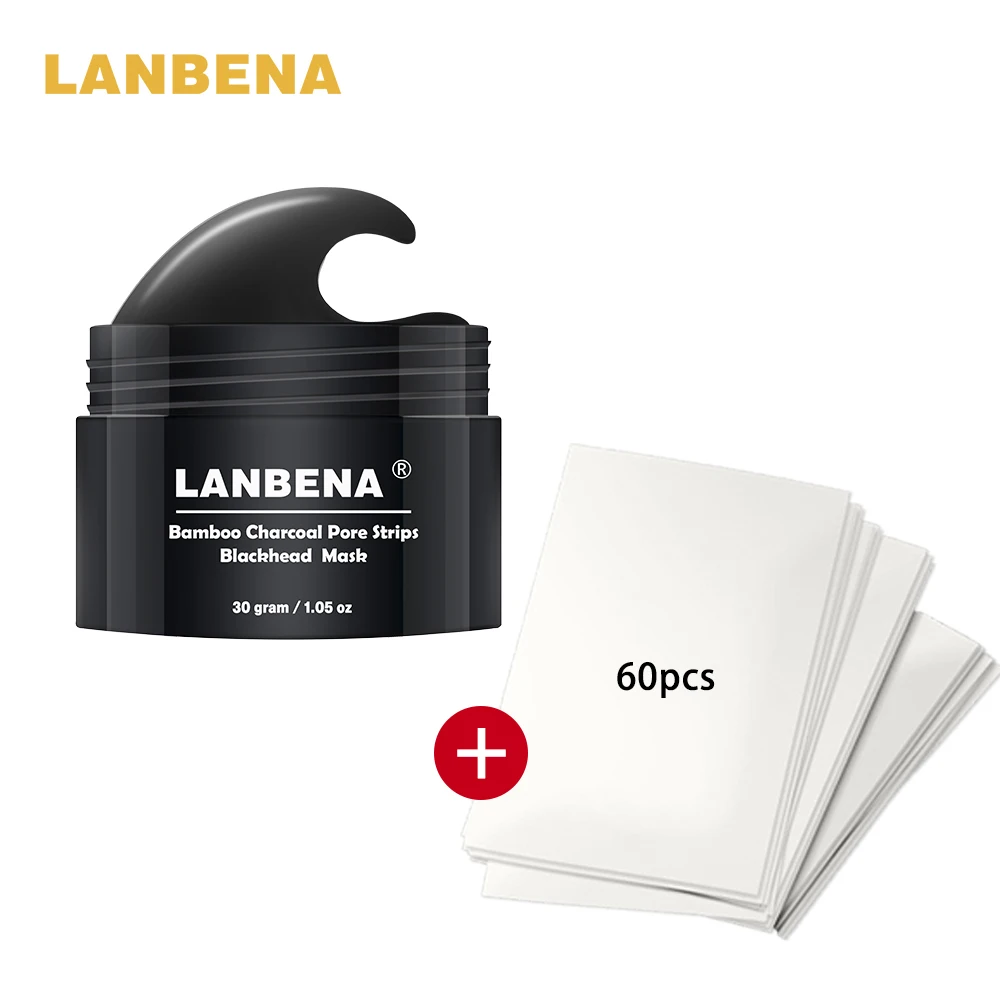 LANBENA что обеспечивает глубокое очищение кожи черная маска для лица с бамбуковым