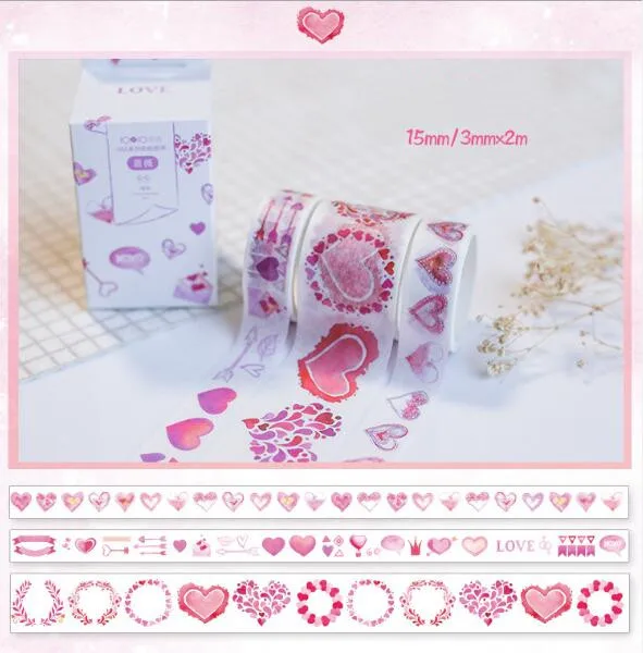5 3 шт./кор. Kawaii красивая летняя лимонная DIY клей малярный скотч Единорог цветок бумажная этикетка Стикеры книжной графике ленты - Цвет: 5