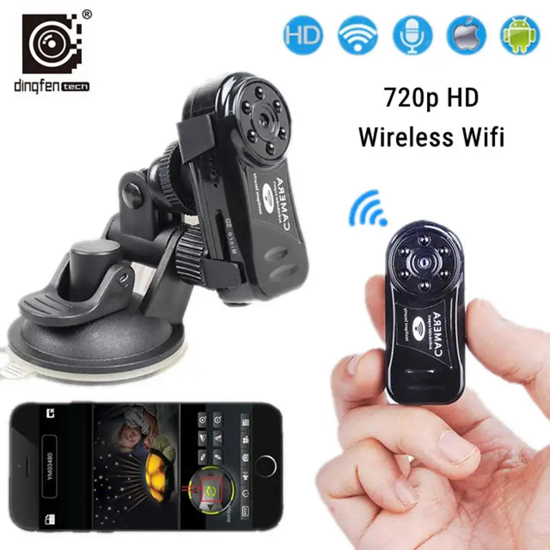Беспроводной IP мини Wi-Fi камера HD Secret Action Cam Домашней Безопасности микро