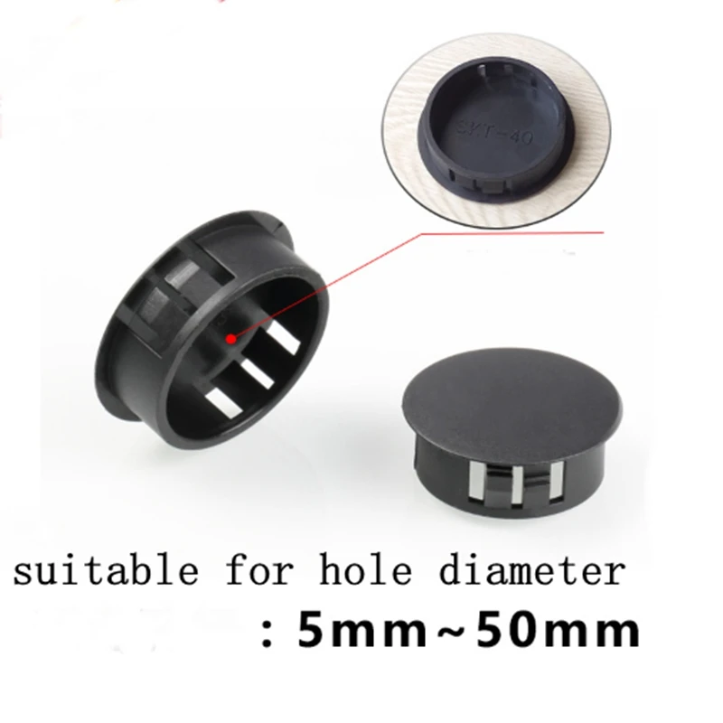 Крышка заглушки отверстия пластика нейлона 10 шт крышка трубы винтовая белого