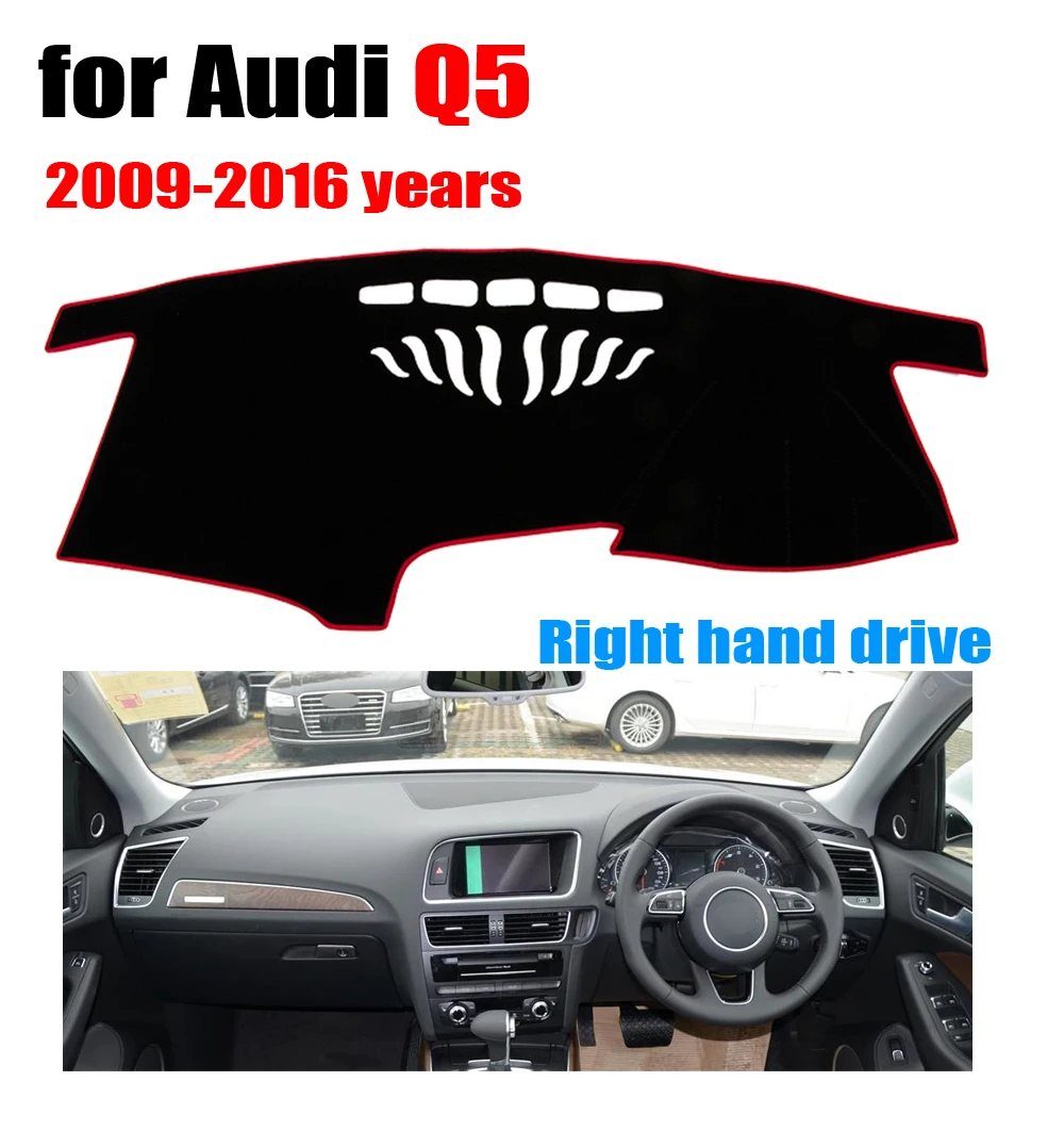 

Car dashboard cover mat for Audi Q5 2009-2016 years Right hand drive dashmat pad dash covers auto dashboard accessories