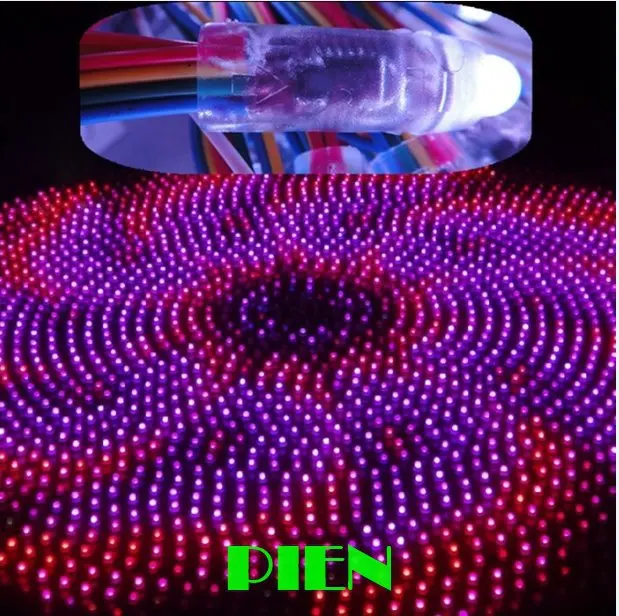 Светодиодный пиксельный WS2811 модуль 12 мм IP68 RGB рассеянный адресный для буквенного