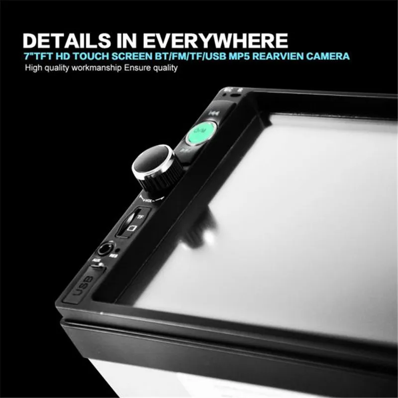 7 ''HD Bluetooth Сенсорный экран автомобильный стерео радио 2 DIN FM/MP5/MP3/USB/AUX+ Камера дропшиппинг Jun0718