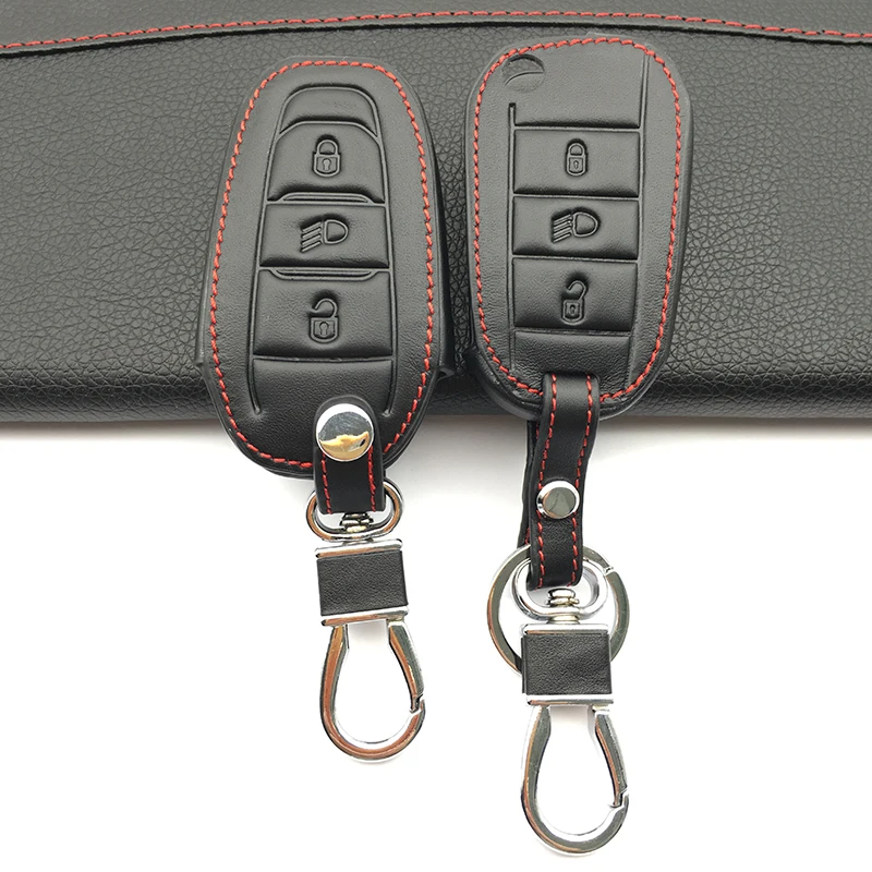 Кожаный чехол-книжка с 3 кнопками для Peugeot 3008 308 508 408 2008 RCZ ключи Citroen C4L C5 C3 CACTUS C6 |