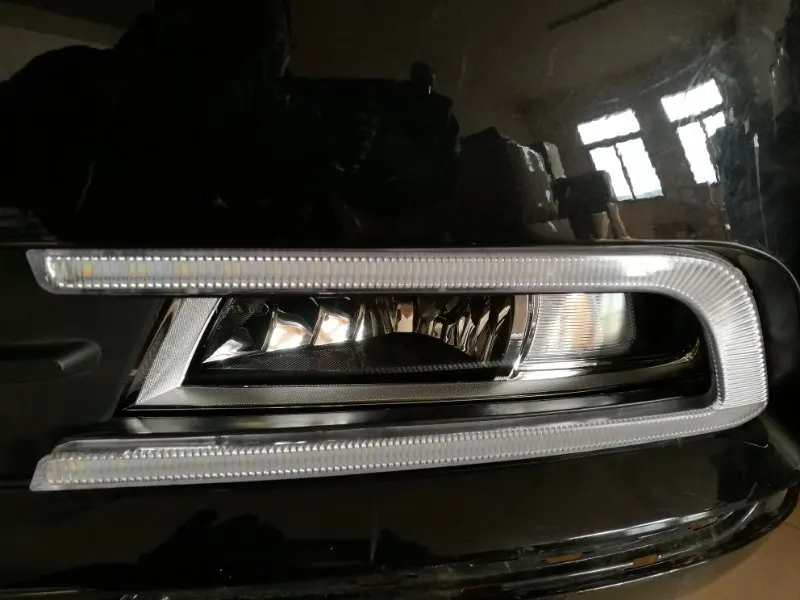 Автомобильный Стайлинг для Volkswagen Passat Россия DRL светодиодный дневные ходовые огни автомобиля противотуманные фары переднего бампера белый/желтый/синий
