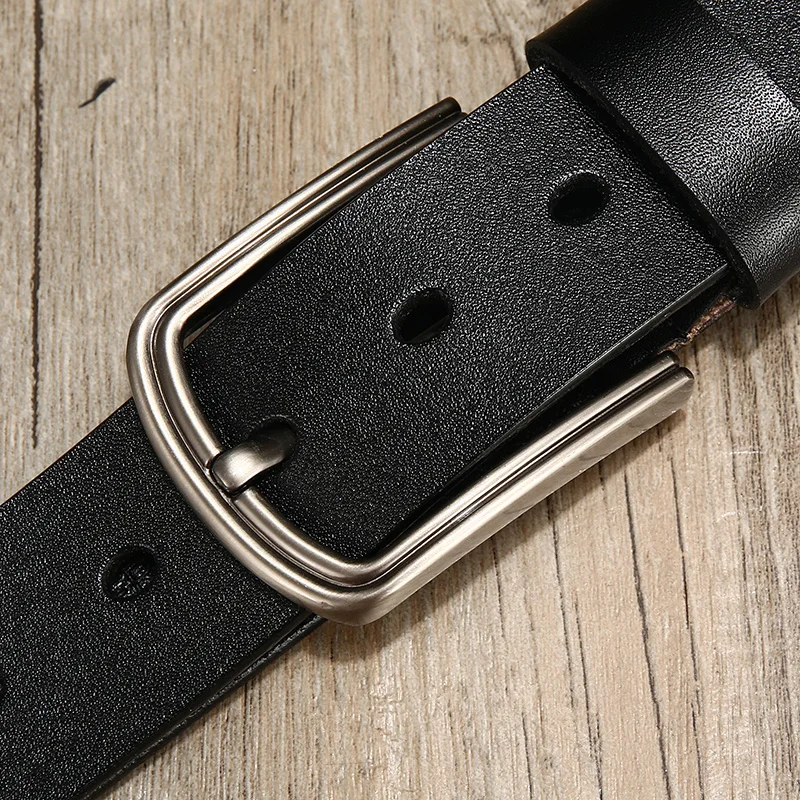 [LFMB] кожаный мужской ремень из натуральной кожи новая модная классическая