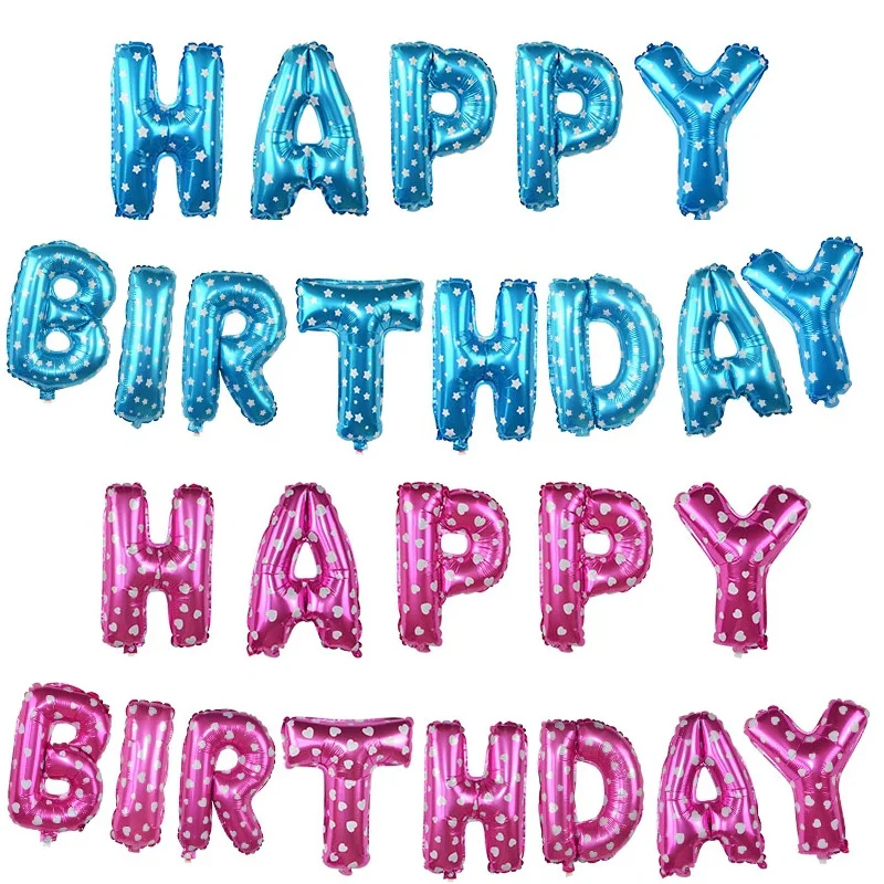 1 шт. 16 дюймовые фольгированные шары с буквенным номером I Love You для дня рождения
