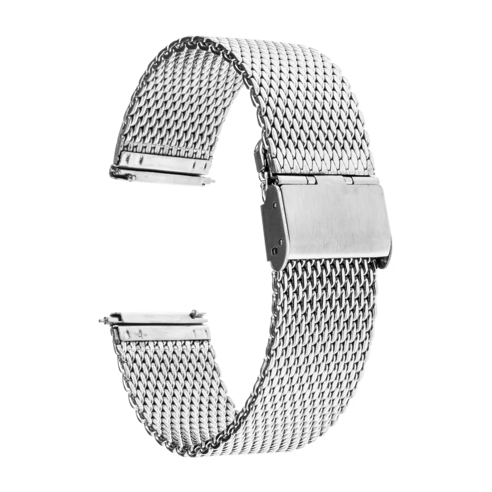 Milanese Band Quick Release 22 мм для Motorola Moto 360 2 46 2015 Gear R380 R381 R382 браслет из нержавеющей стали |