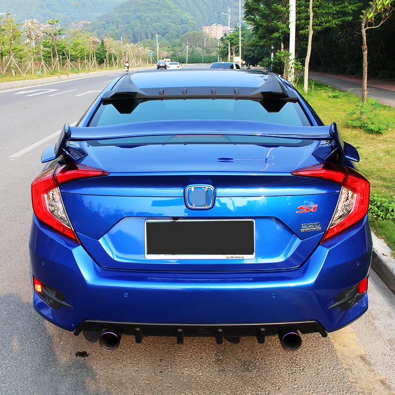 Автомобильный Стайлинг Подходит для Honda 10th Gen Civic sedan- ABS задний плавник крыла спойлера