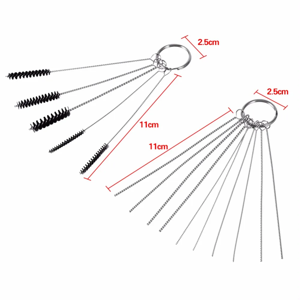 Новый карбюратор из углепластика для удаления грязи 10 чистящих игл и 5 кистей