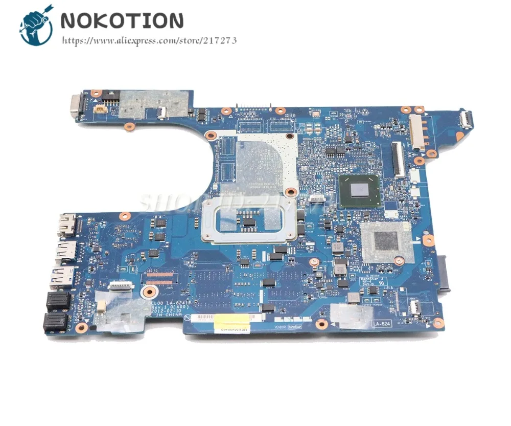 NOKOTION для Dell 15R 5520 материнская плата ноутбука HM77 DDR3 UMA QCL00 LA-8241P CN-0N35X3 0N35X3 основная |