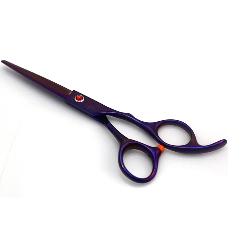 Профессиональные ножницы фиолетовый 7 дюймов собака набор ножниц для груминга