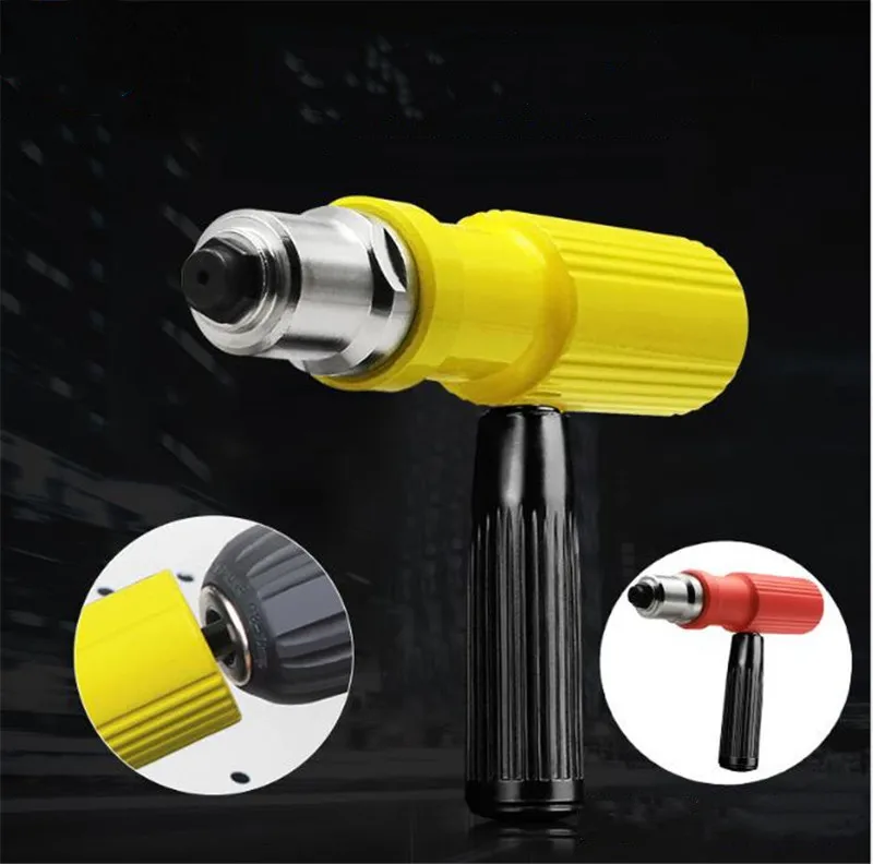 

Electric Rivet Nut Machine Riveting Tool Cordless Riveting Drill Adapter Riveter Insert Nut Tools Suitable for 2.2 2.5 3.2mm