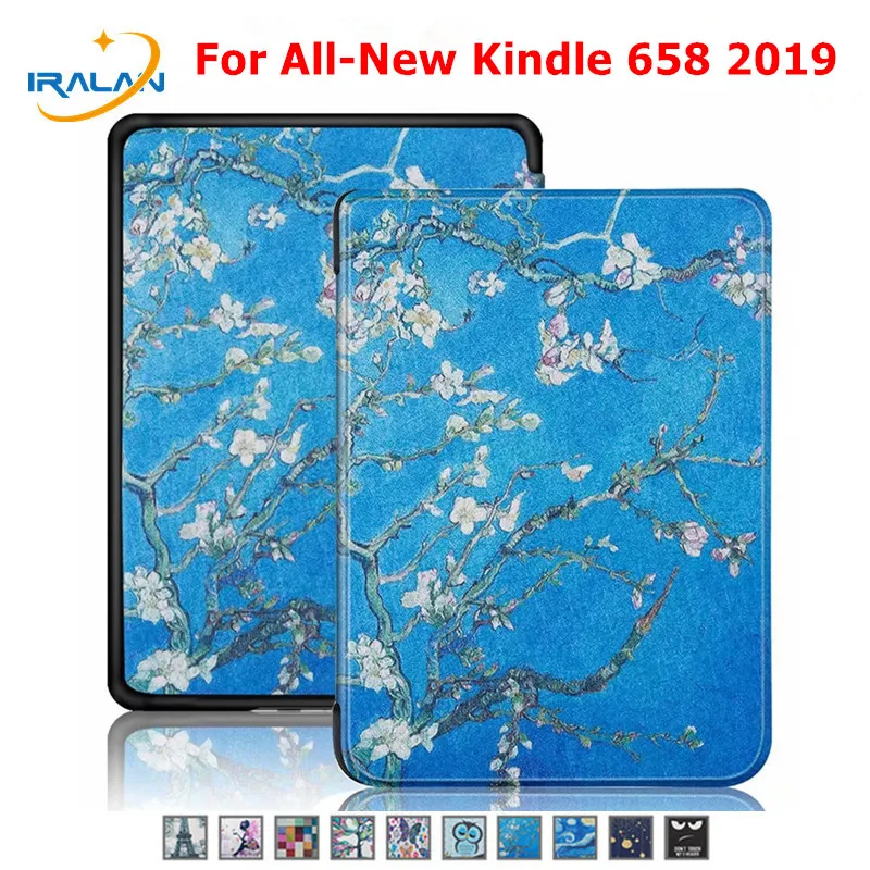 Магнитный умный чехол для Amazon Kindle 6 &quot 2019 Ультратонкий всех новых 0 дюйма + стилус
