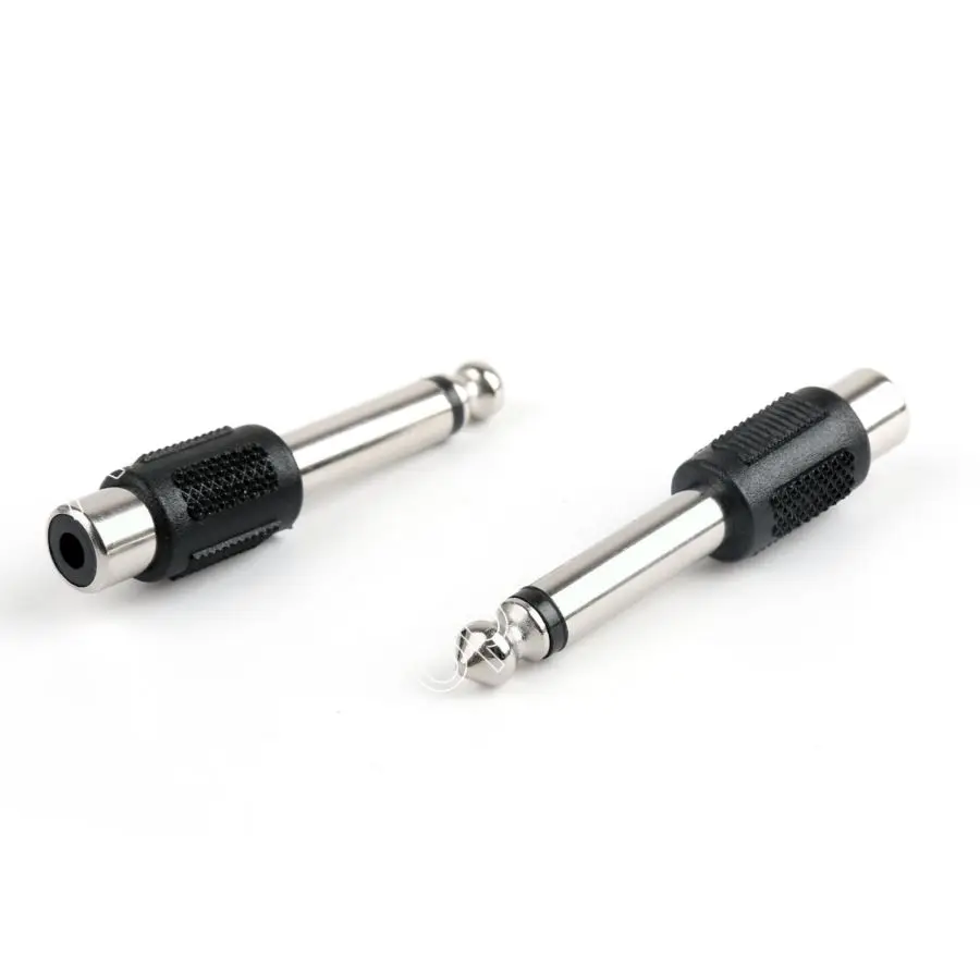 Распродажа от Areyourshop 20 шт. аудиоадаптер с разъемом RCA Мама на 1/4 дюйма 6 35 мм папа