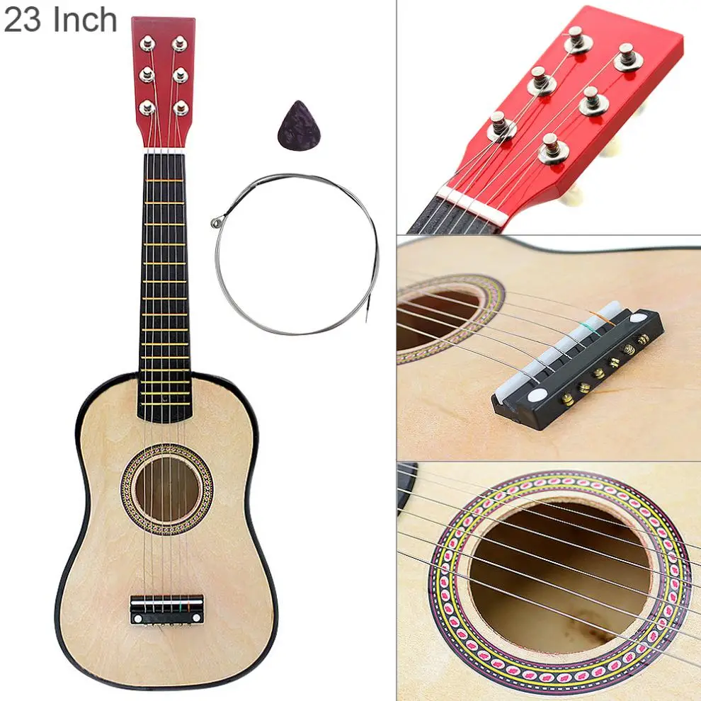 23 дюйма 6 струн искусственная древесина для гитары подарок любителей музыки с