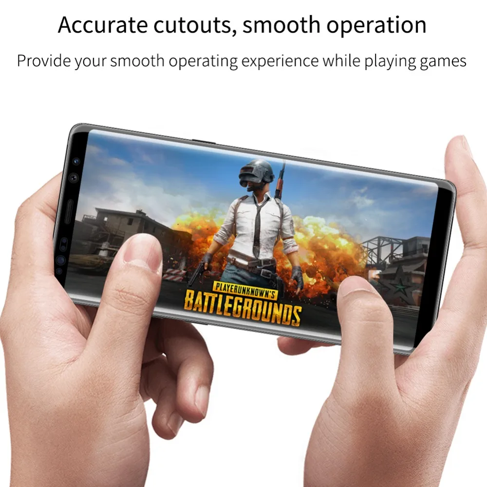 Для samsung Galaxy Note 8 Стекло 3D DS+ Max полное покрытие закаленное Стекло Экран протектор для samsung Note 8 Nilkin HD стеклянная плёнка