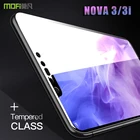 Для huawei nova 3i пленка из закаленного стекла MOFI для huawei nova 3 полная защита экрана стекло nova 33i прозрачное стекло 2.5D 6,3''