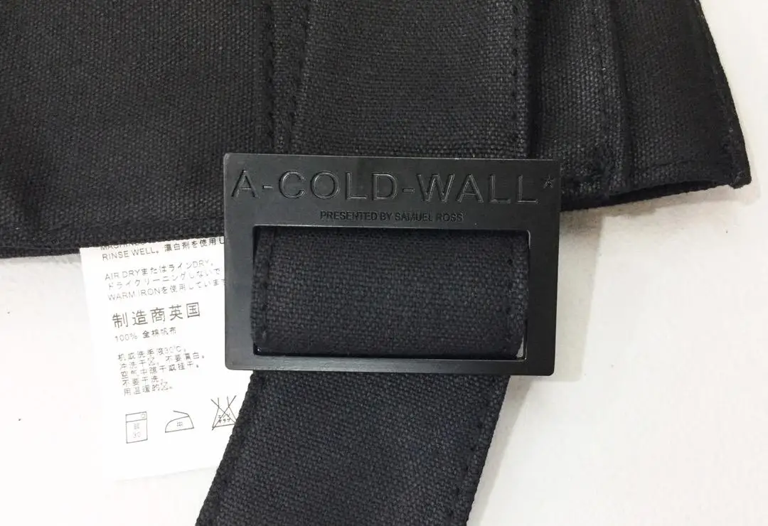 A-COLD-WALL ACW Холщовая Сумка, сумка на талию, рюкзаки в стиле хип-хоп, уличная многофункциональная сумка на плечо, сумка Джастин Бибер