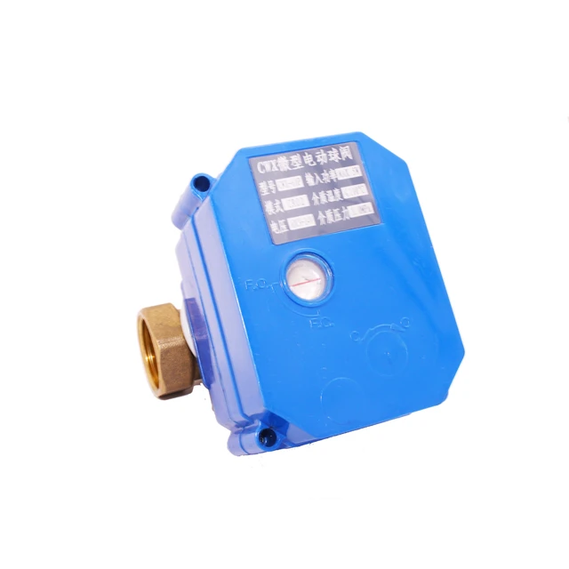 Cwx-60p 5 v 12 v 220 v двухсторонний латунный электронный регулирующий водяной клапан 3/4"
