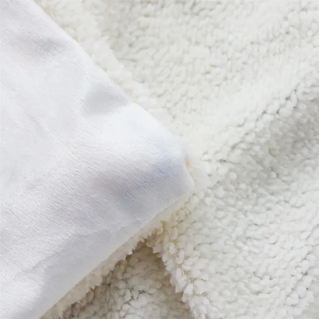 BlessLiving Dog Hooded Blanket Puppy Sherpa Fleece Blanket Cartoon Plush Bedspread Cute Bedding 150×200 Warm Cobertor for Adults 3