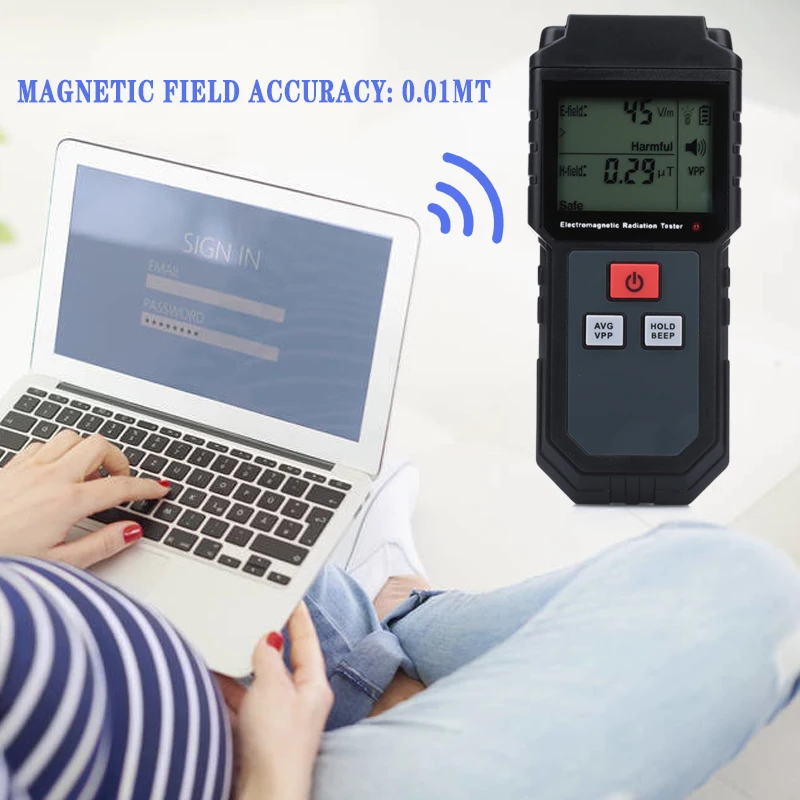 Детектор радиации измерительный прибор ABS Электромагнитный детектор