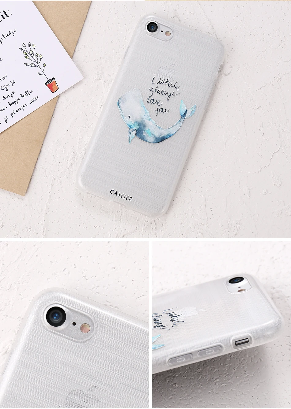 Caseier рыба Русалка чехол для телефона iPhone 6 6s Plus 7 8 Plus 3D рельеф мягкий силиконовый Чехол для iPhone 5 5S SE x принципиально capinha