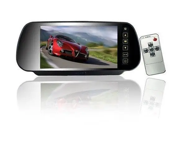 7-дюймовый экран HD800 * 480 автомобильный монитор зеркало заднего вида + беспроводная
