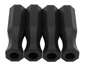 8 шт футбольный стол ручка Fussball стол Футбол резиновая ручка заменитель части таблицы Тап; Аксессуары; Черный цвет;