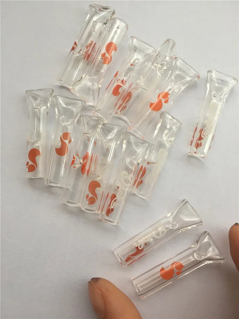 Многоразовые наконечники для мундштук курения стеклянные рта с логотипом