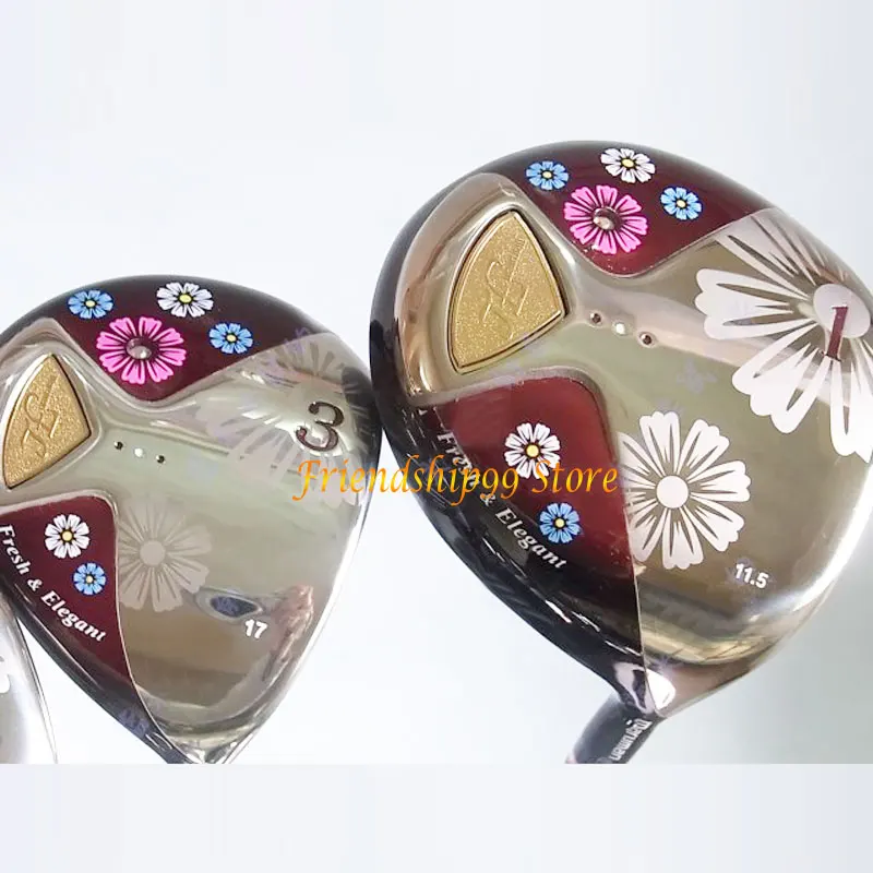 Новые женские Гольф клубы Maruman FL driver + fairway wood iron putte Golf полный комплект клюшек