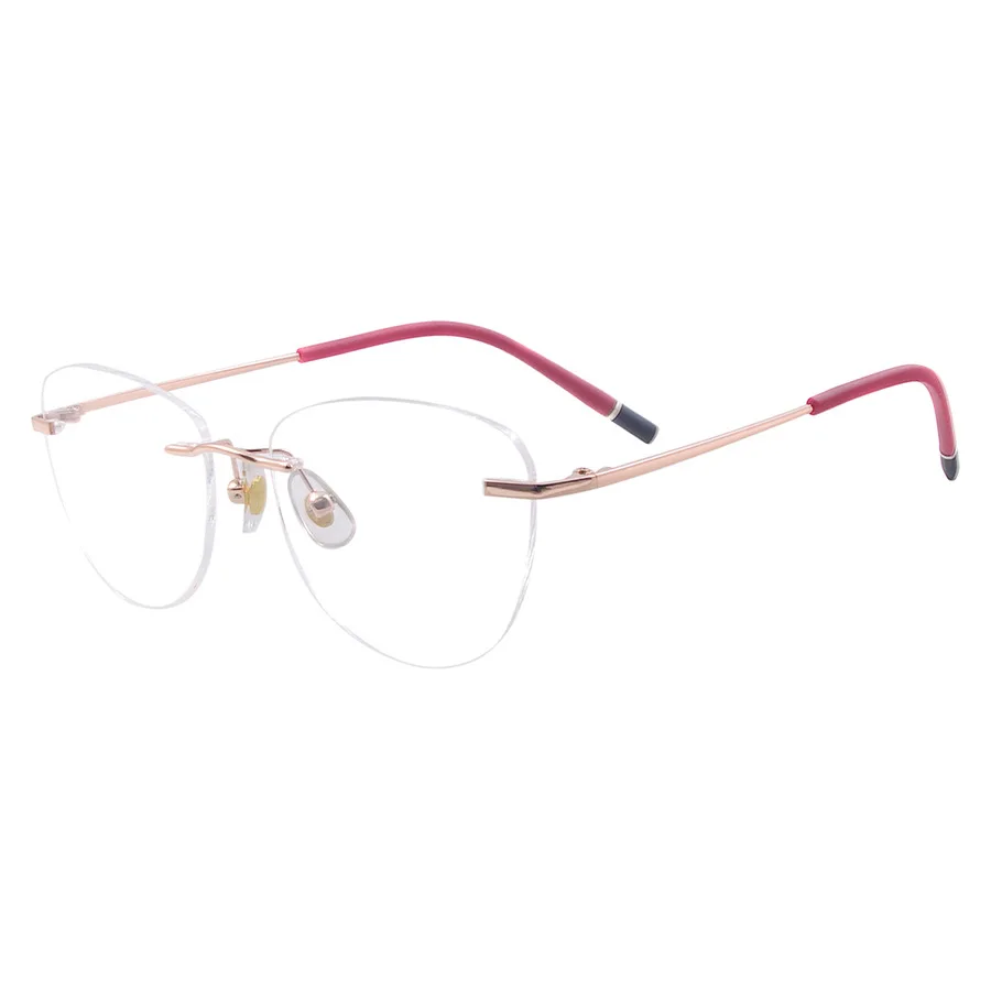 Кошачьи очки дизайнерские без оправы Женские Oculos Gafas Opticas Glasse оправа|Женские