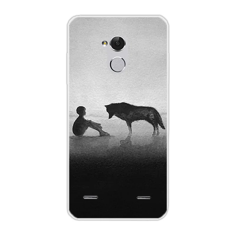 Для zte лезвие BA2/V7 удобный телефонный футляр мягкий силиконовый дизайн декорации прозрачный TPU для zte BA2 задняя крышка для zte V7Lite Fundas Capa