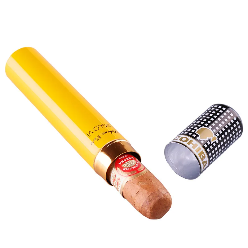 2 шт./лот COHIBA Classic SIGLO VI алюминиевая дорожная трубка для сигар хьюмидор|Аксессуары