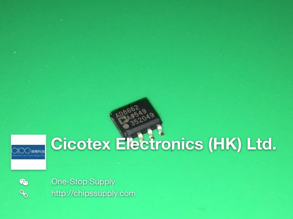 

3pcs/lot AD8662ARZ SOP8 IC OPAMP GP 4MHZ RRO 8SOIC