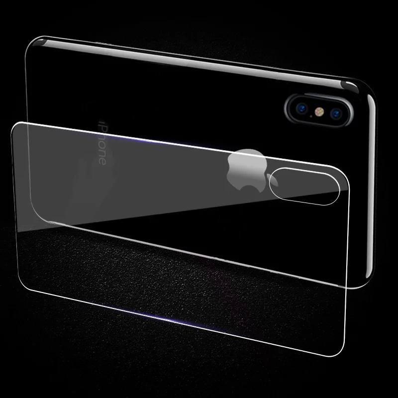2 шт передняя + задняя защитная пленка из закаленного стекла для IPhone X на 10X 5 5S SE 7 8