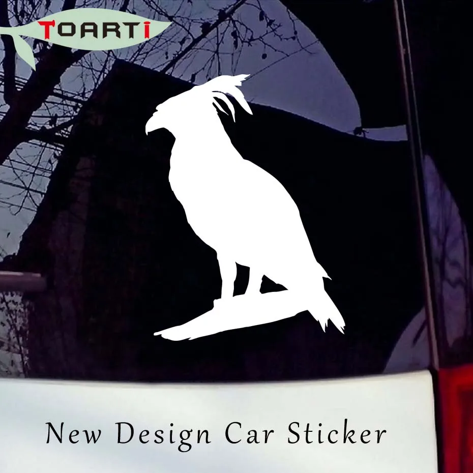 9 5*12 7 см Parrot стоя в ветке виниловая наклейка птица Автомобиль Стайлинг для