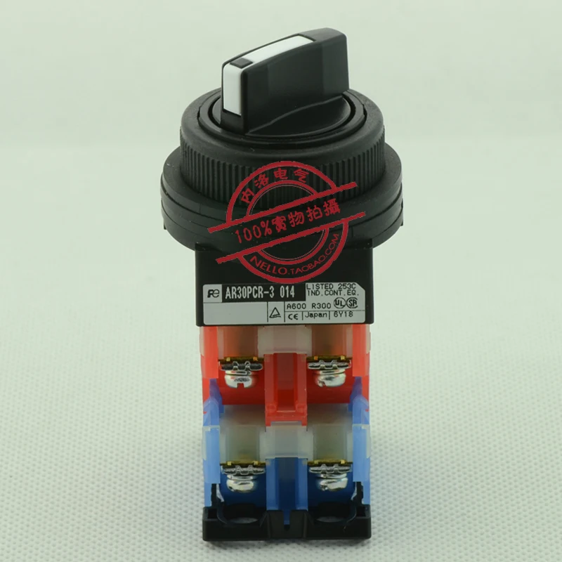 

[SA]Original Fujitsu FUJI segment selector switch 30mm 3 self-locking AR30PCR-3 014B 2NO2NC--5pcs/lot