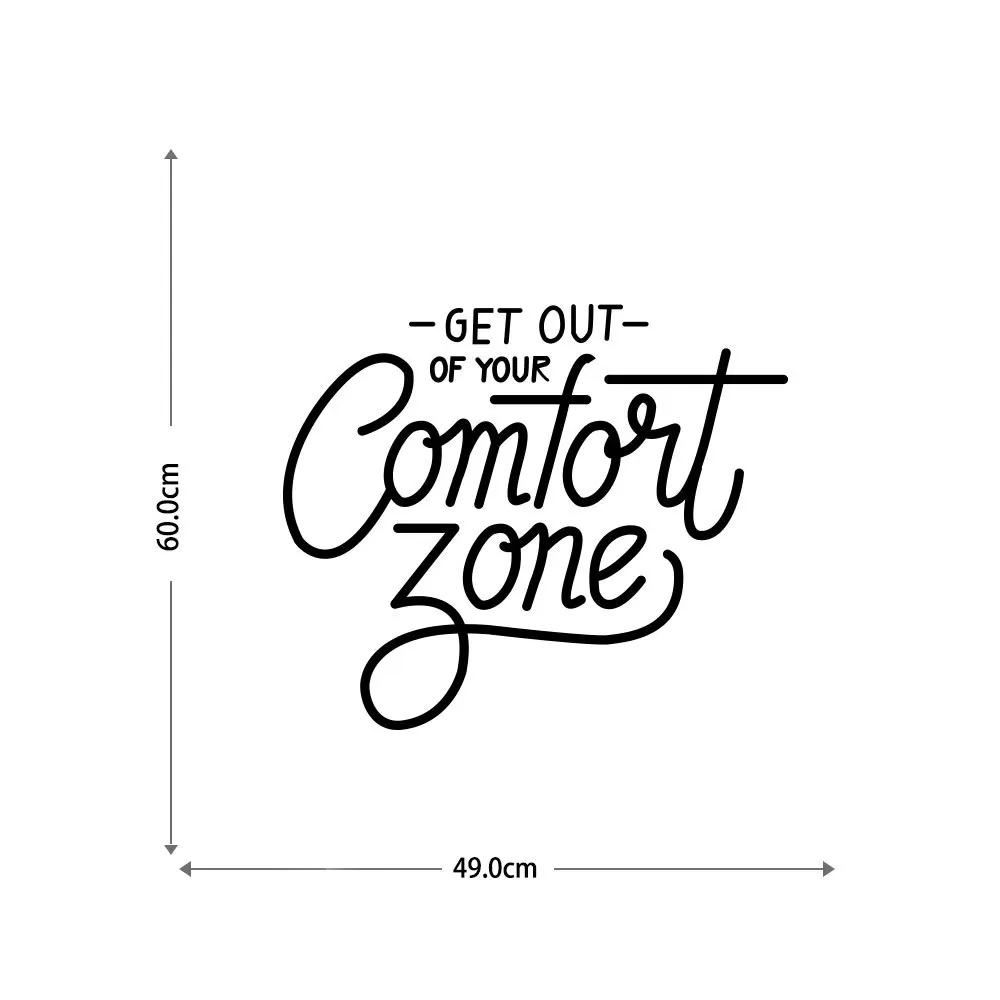 

Get OUT New Letter Vinyl Wall Decal Wall Lettering Art Words Wall Sticker Home Decor Wedding Decoration Living Room