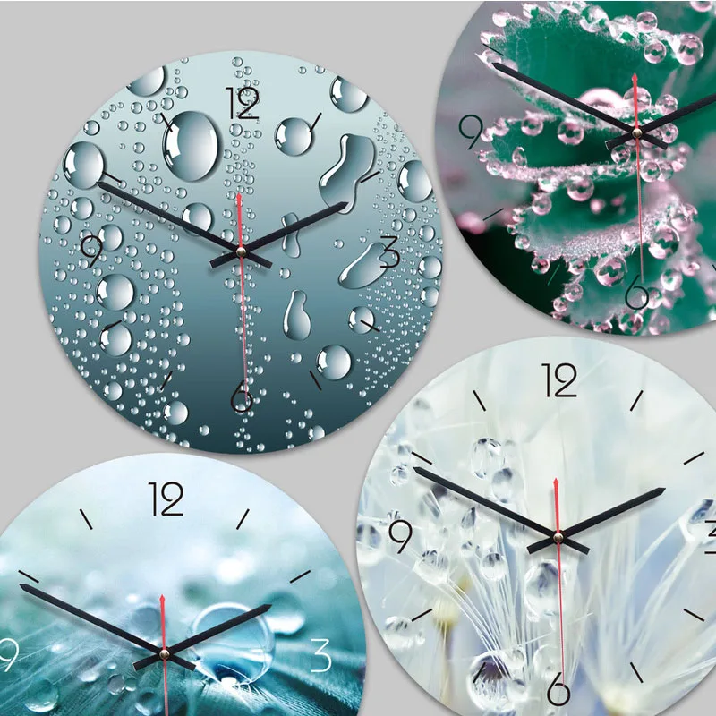 Новые взрывы Ретро акриловые креативные настенные часы европейское искусство