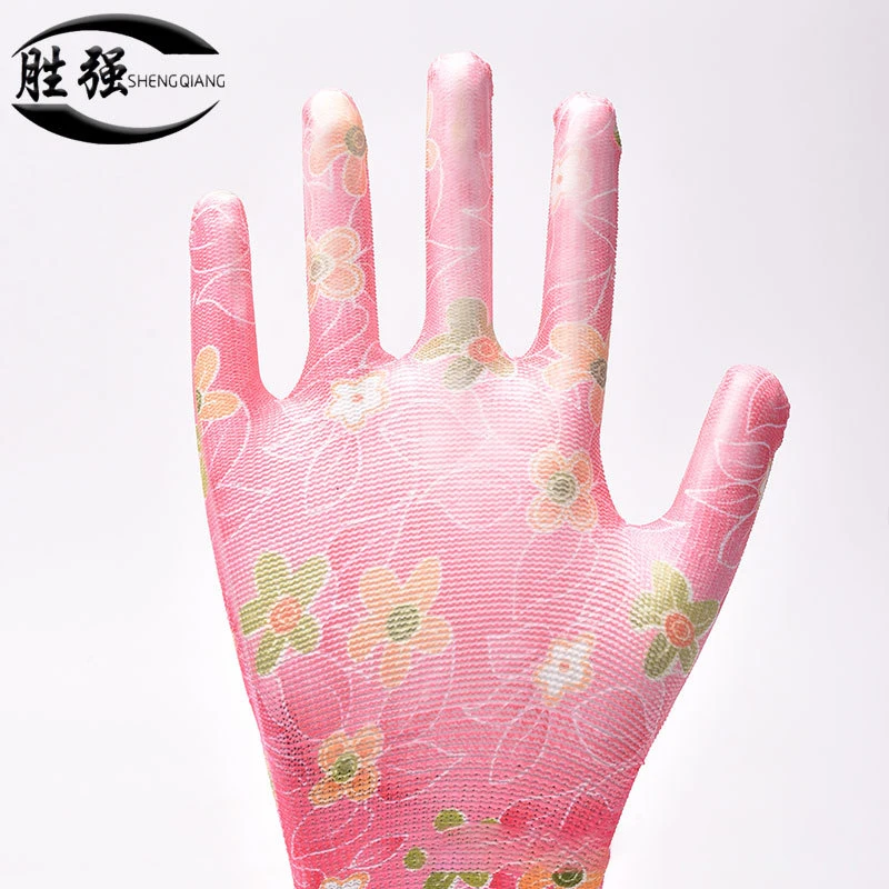 Женские рабочие защитные перчатки с антистатическим леопардовым принтом