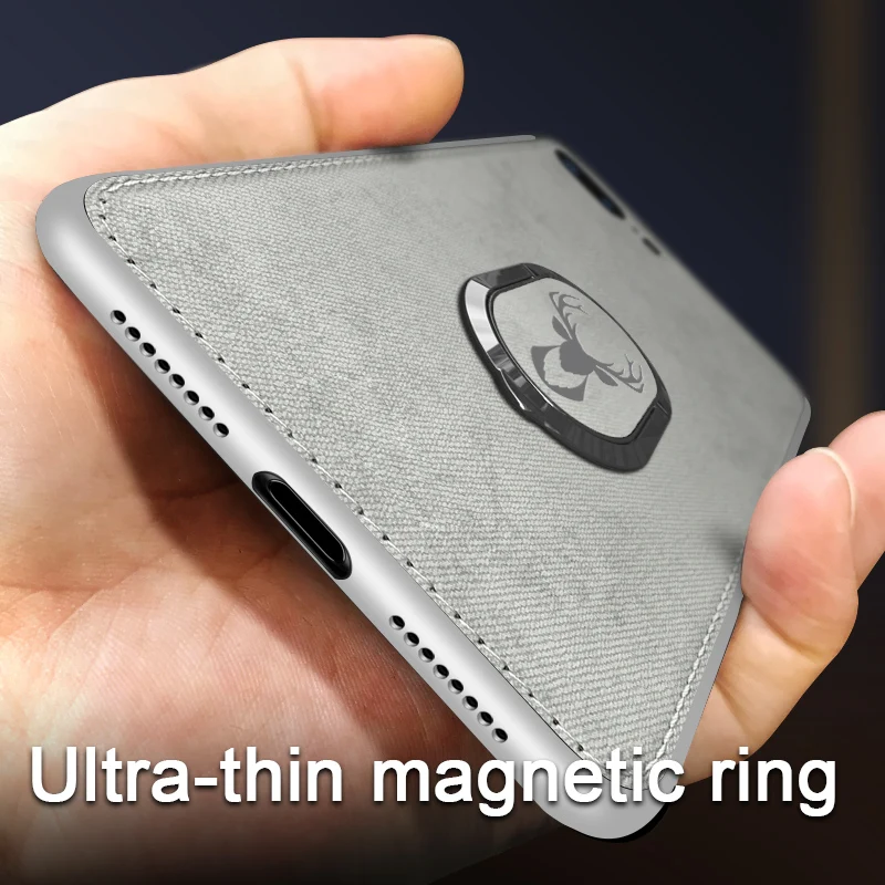 Чехол для телефона с магнитной пряжкой и кольцом iphone 11 Pro Promax Xsmax Xr Xs X 8 7 6s 6 Plus
