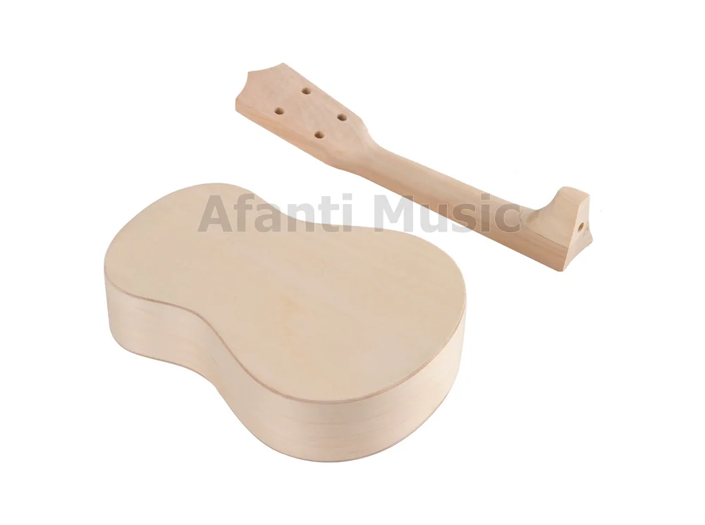 Afanti музыка 21 дюймов DIY Набор укулеле/DIY миниатюрная гитара укулеле (AUK 01)|Укулеле| |