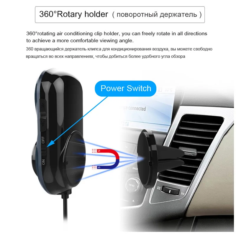 XCGaoon BC30 fm передатчик модулятор громкой связи Bluetooth автомобильный комплект